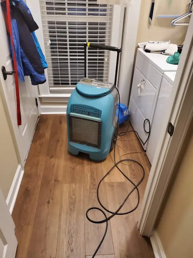 Commercial dehumidifier deployed for Flood Damage Cleanup in Susanville