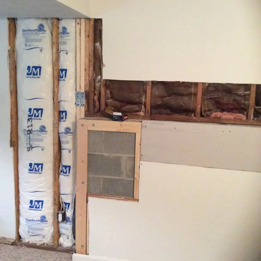 Wall insulation replacement during Contents Cleaning & Restoration in Susanville